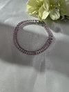 Pink Baguette Tennis Bracelet