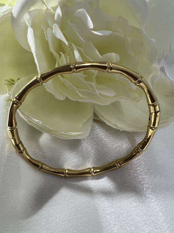 Classic Gold Bamboo Bangle