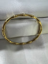 Classic Gold Bamboo Bangle