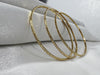 Classic Etched Gold Bangles