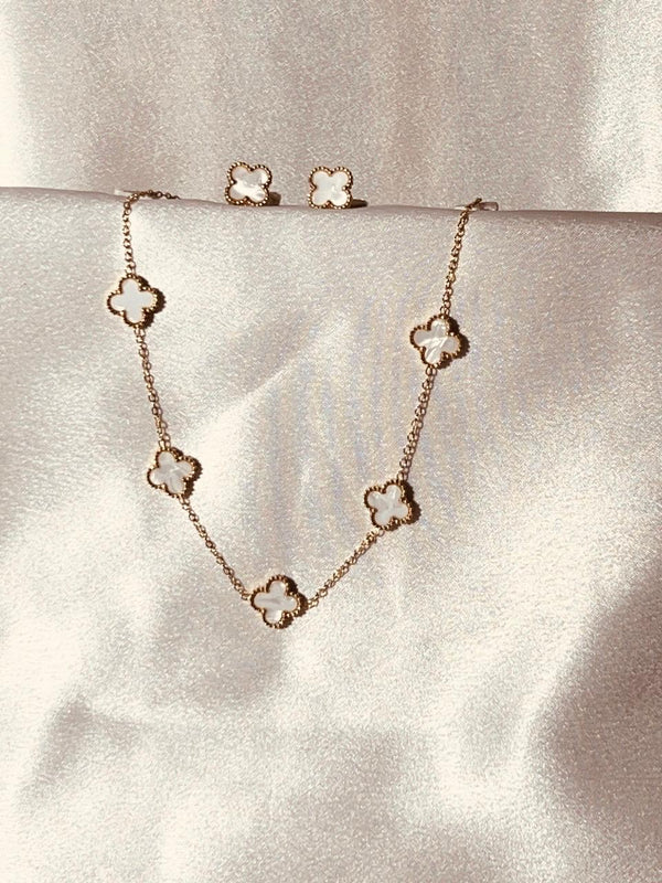 Mother of Pearl Clover Set
