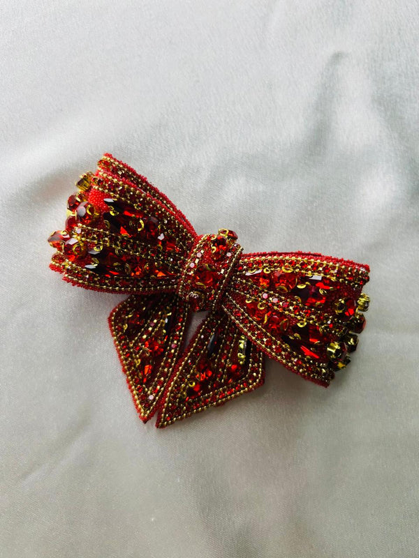 Diamond Shine Luxury Bow Clip