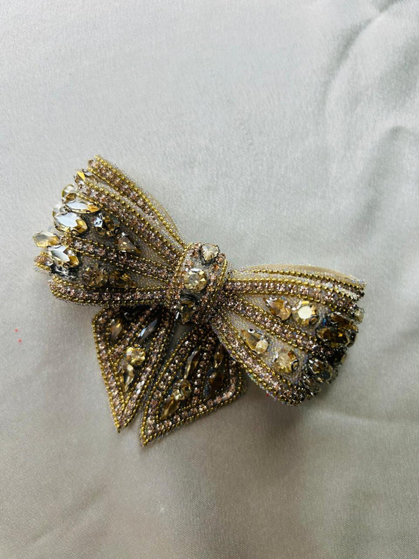 Diamond Shine Luxury Bow Clip