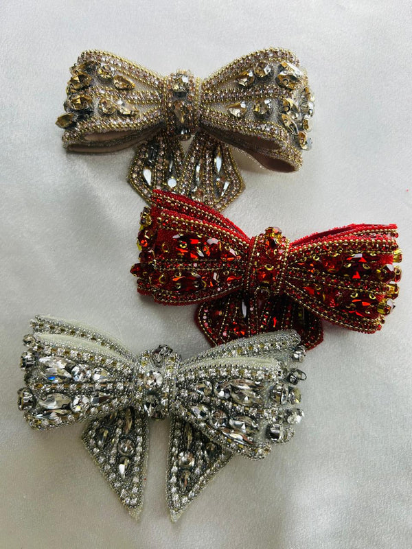 Diamond Shine Luxury Bow Clip