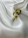 gold hoop earring