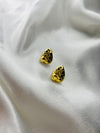 Golden Mosaic Stud Earrings