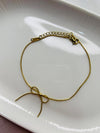 Golden Bow Anklet
