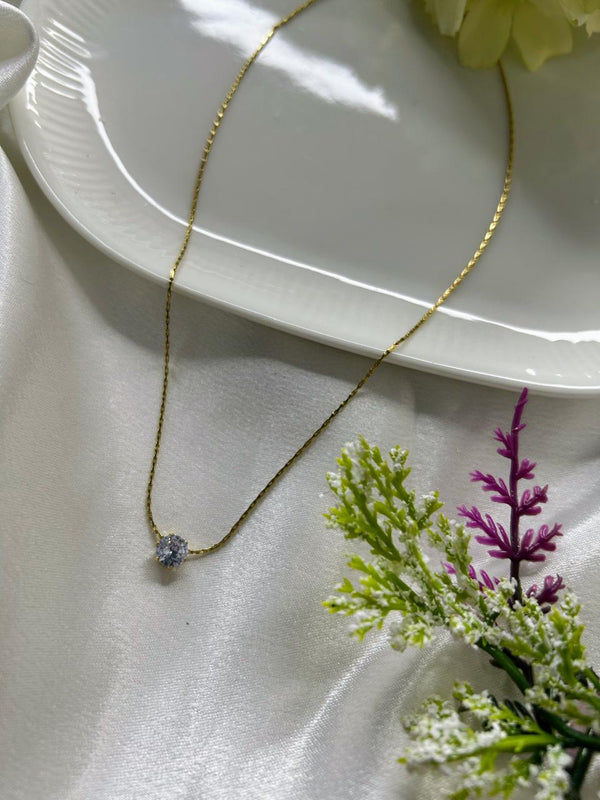 Timeless Solitaire Pendant Necklace