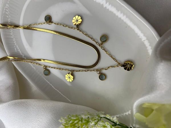 Elegant Layered Charm Necklace