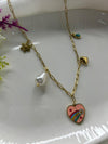 Whimsical Heart Charm Necklace