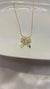 Golden Bow Sparkle Anti-Tarnish Necklace