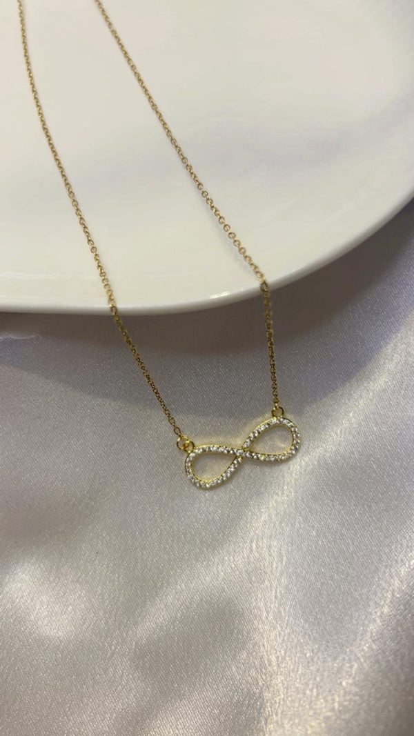 Infinity Sparkle Anti-Tarnish Necklace