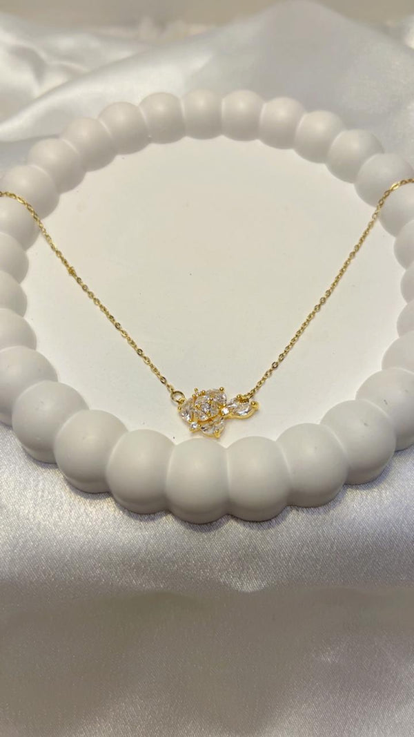 Crystal Heart Sparkle Necklace