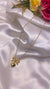 Anti-Tarnish Bow Heart Charm Necklace