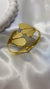 Golden Leaf Petal Cuff Bracelet
