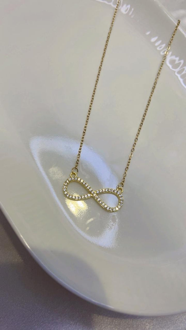 Infinity Sparkle Anti-Tarnish Necklace