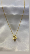 Infinity Spark Charm Necklace