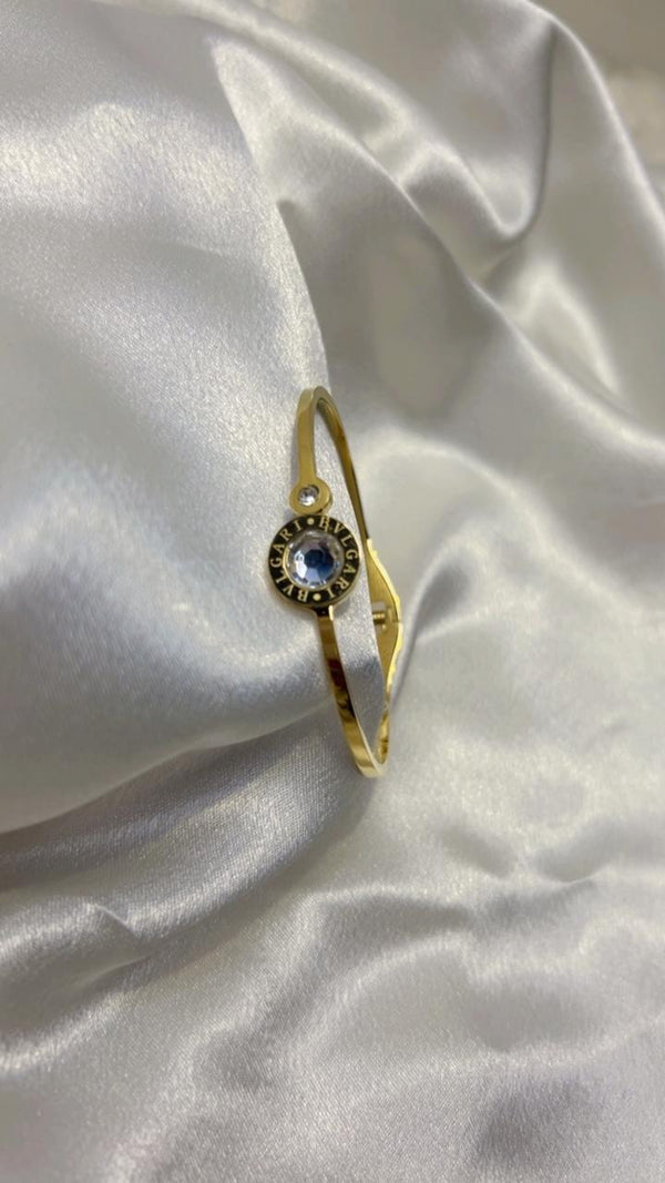 Luxury Roman Charm Gold Bracelet