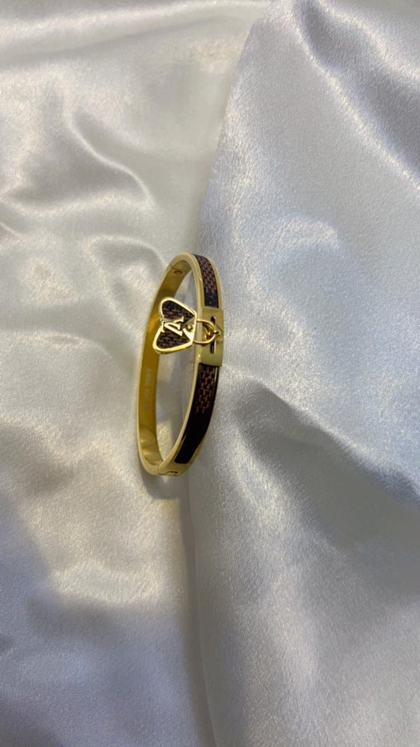 Golden Charm Lock Kada
