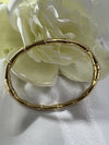 Classic Gold Bamboo Bangle