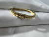 Classic Ribbed Gold Bangle