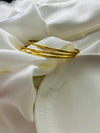 Classic Etched Gold Bangles