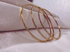 Classic Etched Gold Bangles