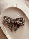 Pearl & Crystal Bow Clip