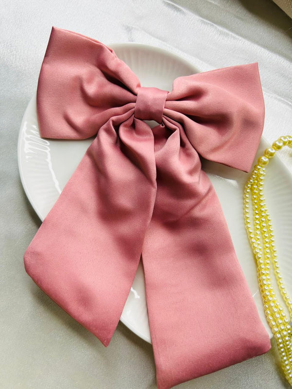 Classic Satin Elegance Hair Bow
