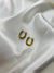 Classic Gold Oval Huggie Earrings