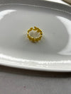 Golden Leaf Harmony Ring