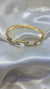 Zigzag Crystal Gold Bracelet