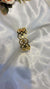 Golden Pearl Scroll Cuff Bracelet