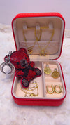 Luxury Red JewelleryBox with Free jewellery organizer