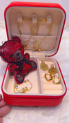 Luxury Red JewelleryBox with Free jewellery organizer