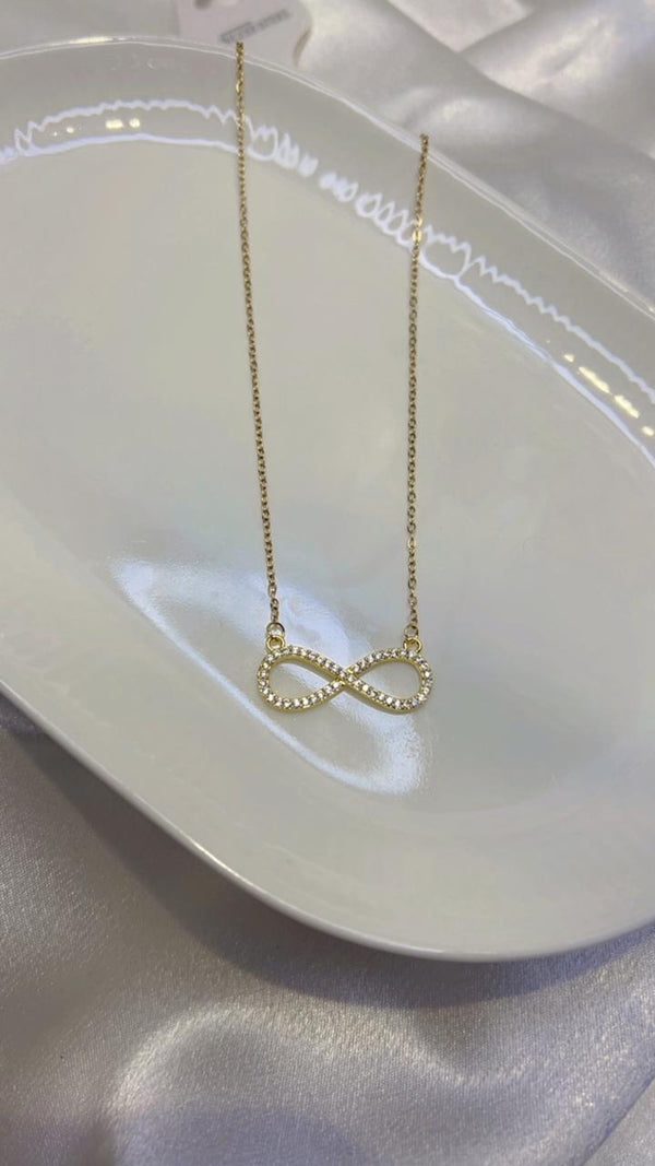Infinity Sparkle Anti-Tarnish Necklace