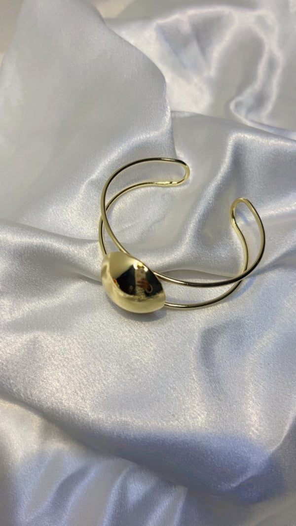 Golden Aura Cuff Bracelet
