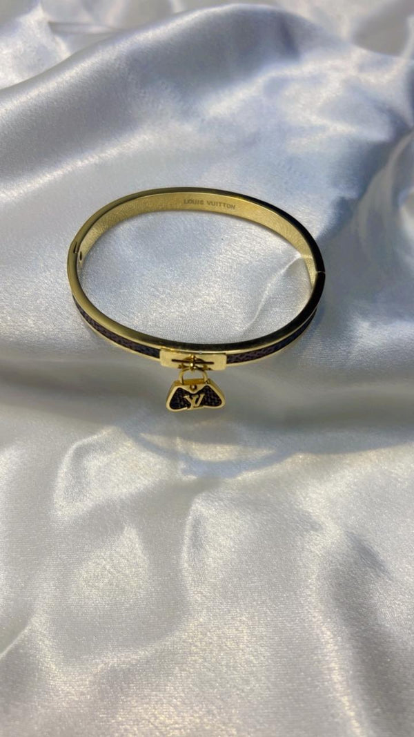 Golden Charm Lock Kada